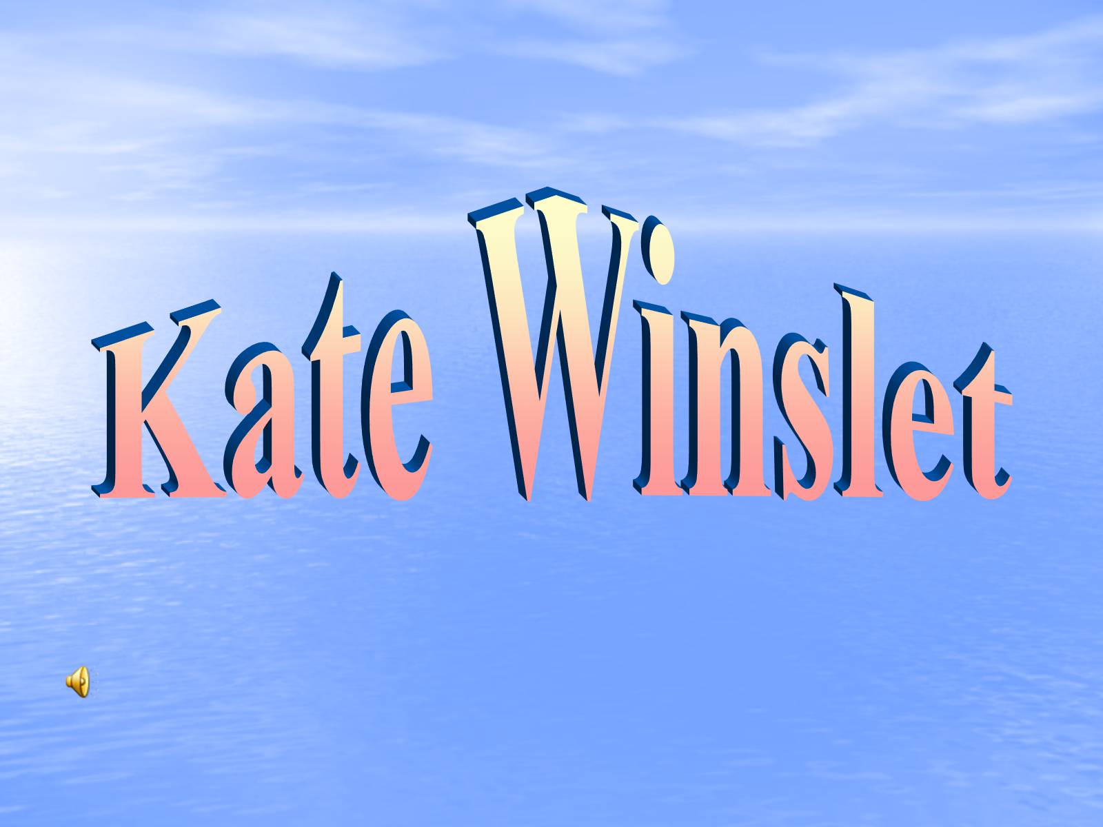 Презентація на тему «Kate Winslet» - Слайд #1