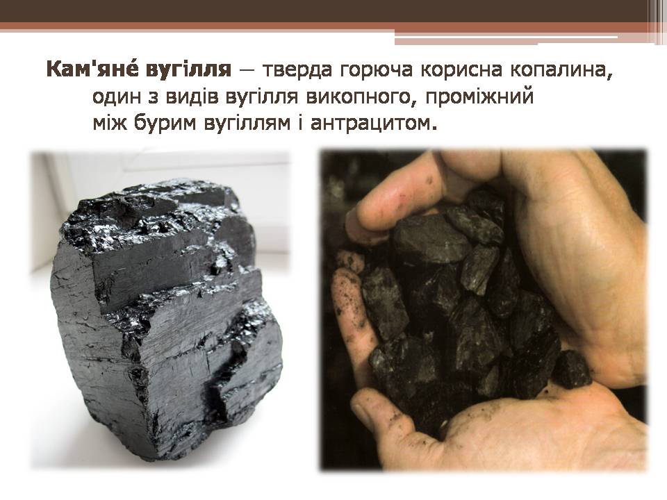 Презентація на тему «Кам’яне вугілля і продукти його переробки» - Слайд #2