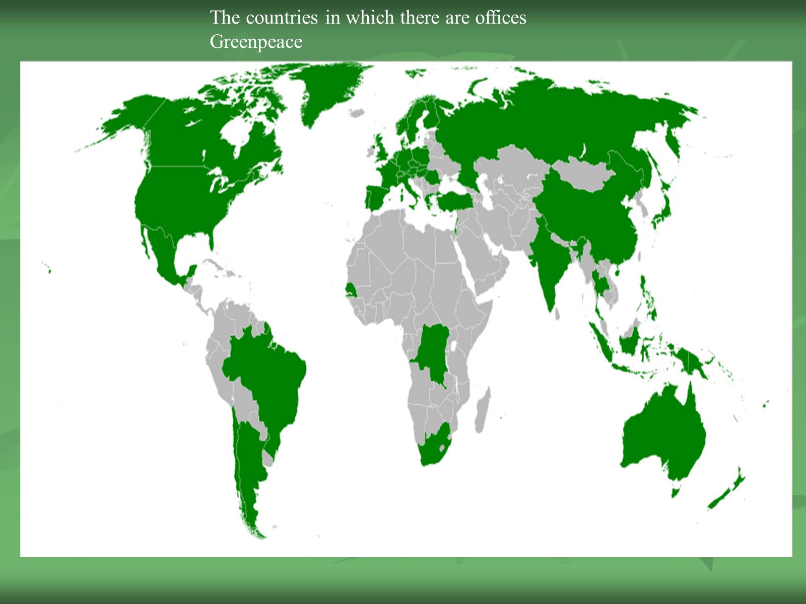 Презентація на тему «Green movement in the world» - Слайд #10