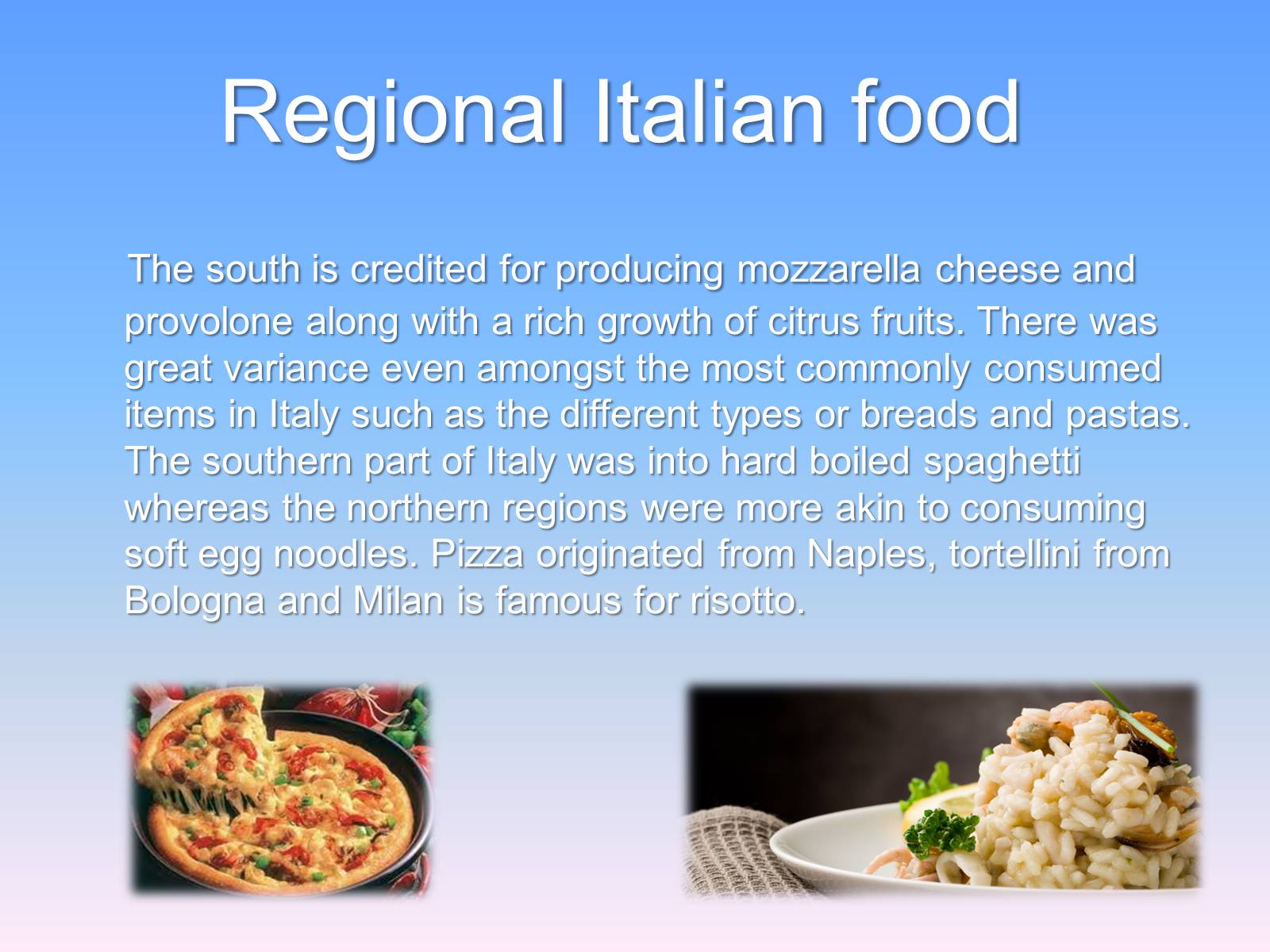 Презентація на тему «History of Italian Food» - Слайд #5