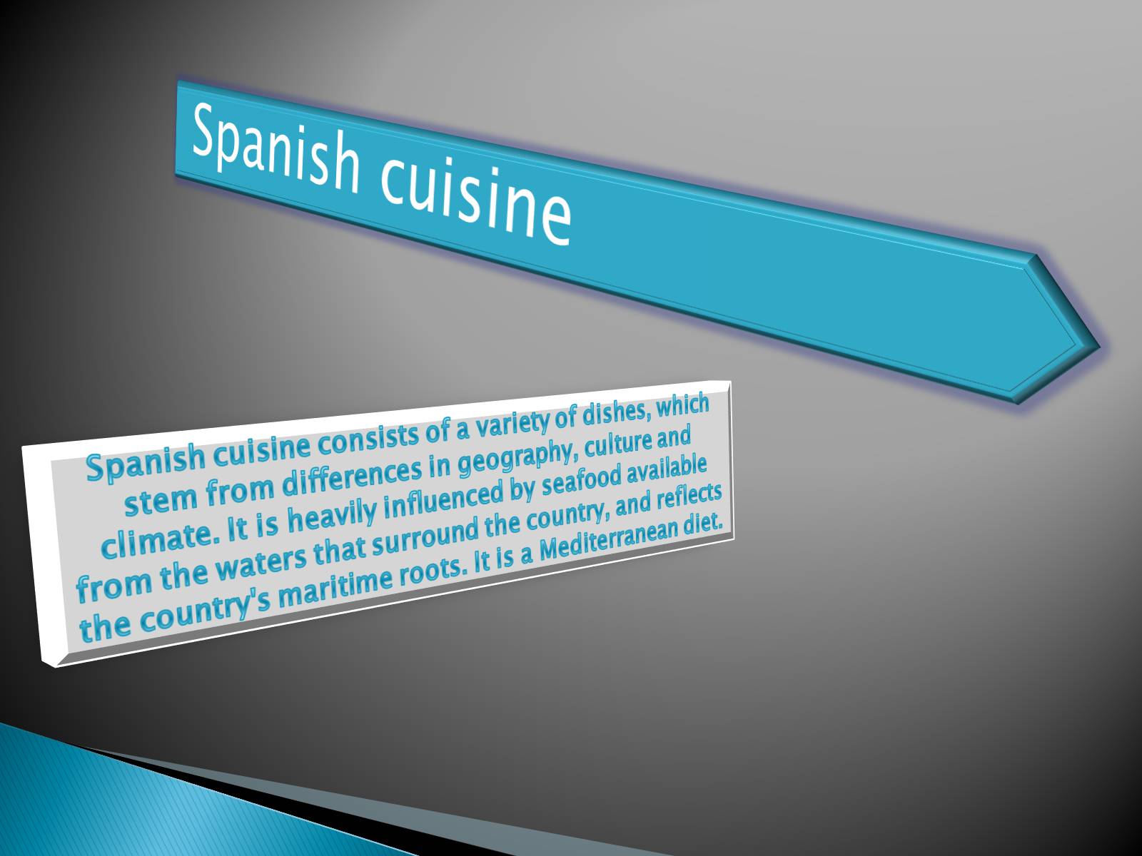 Презентація на тему «Spanish cuisine» - Слайд #1