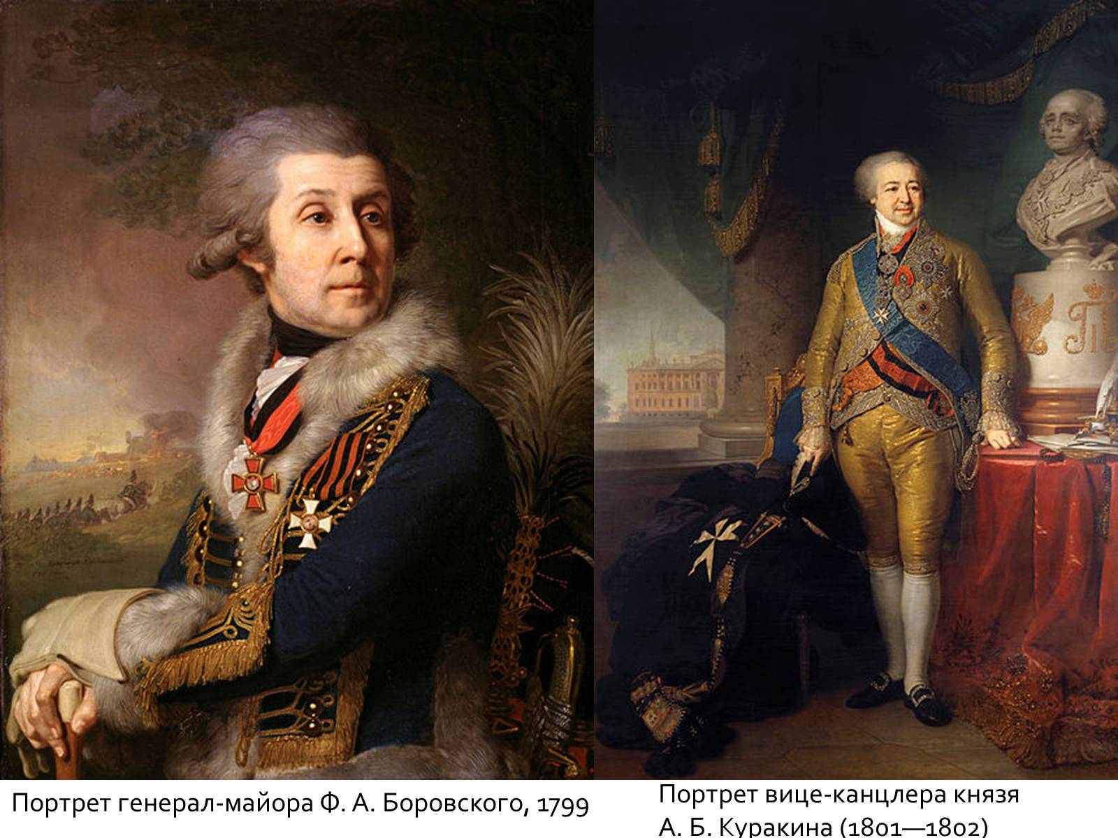 «Портрет князя а. б. Куракина, вице-канцлера» (1801—1802)