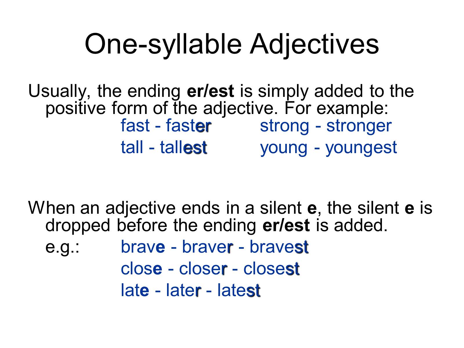 Презентація на тему «Adjectives in English» - Слайд #3