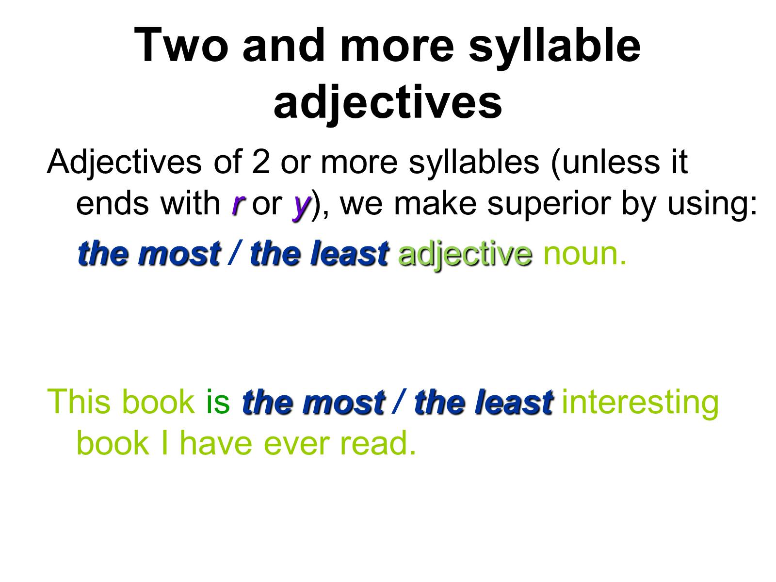 Презентація на тему «Adjectives in English» - Слайд #5