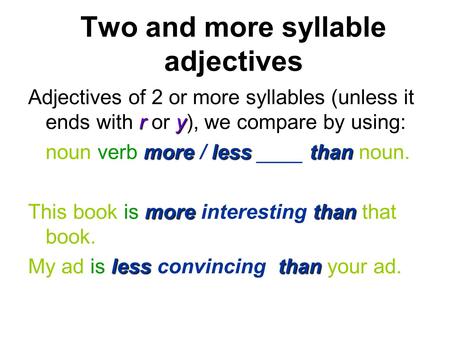Презентація на тему «Adjectives in English» - Слайд #6