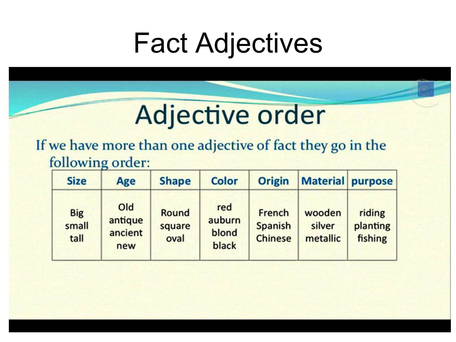 Презентація на тему «Adjectives in English» - Слайд #9