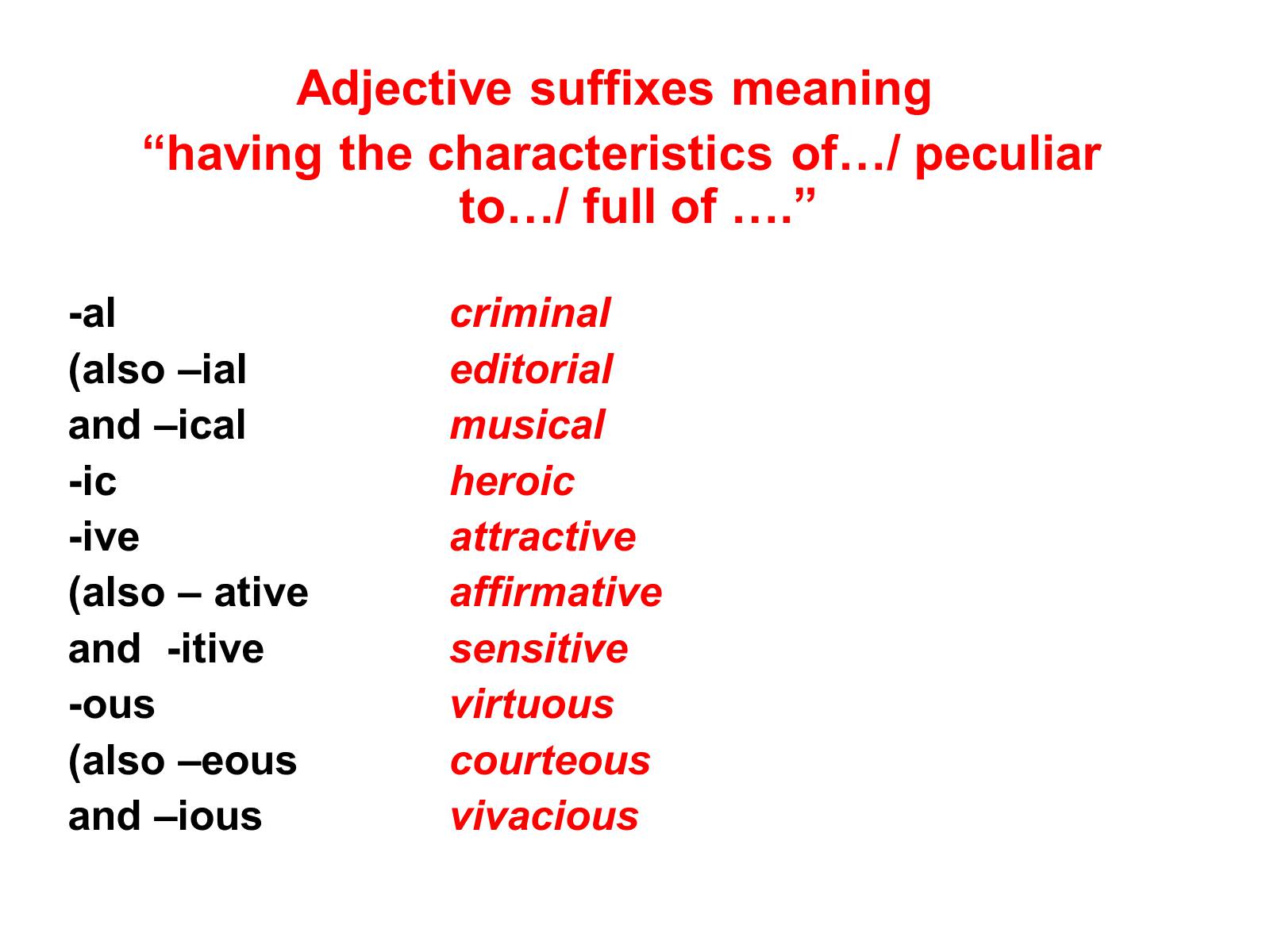 Презентація на тему «Adjectives in English» - Слайд #13