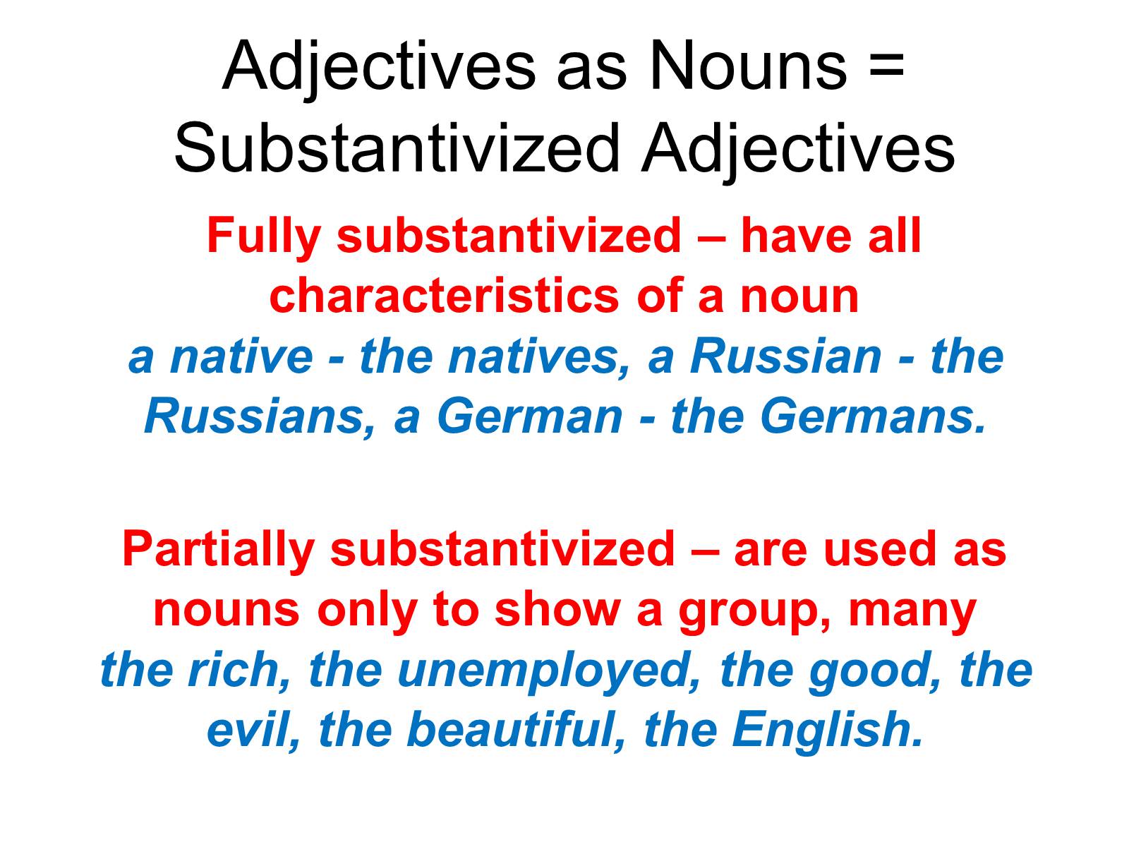 Презентація на тему «Adjectives in English» - Слайд #15