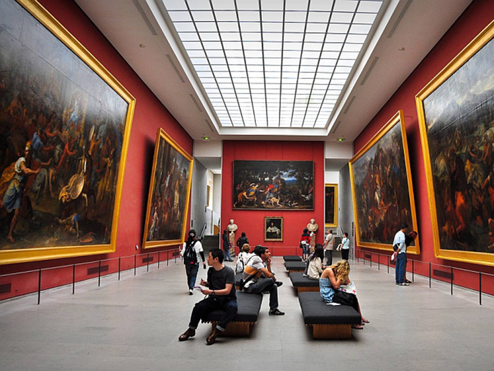 Лувр картинная галерея