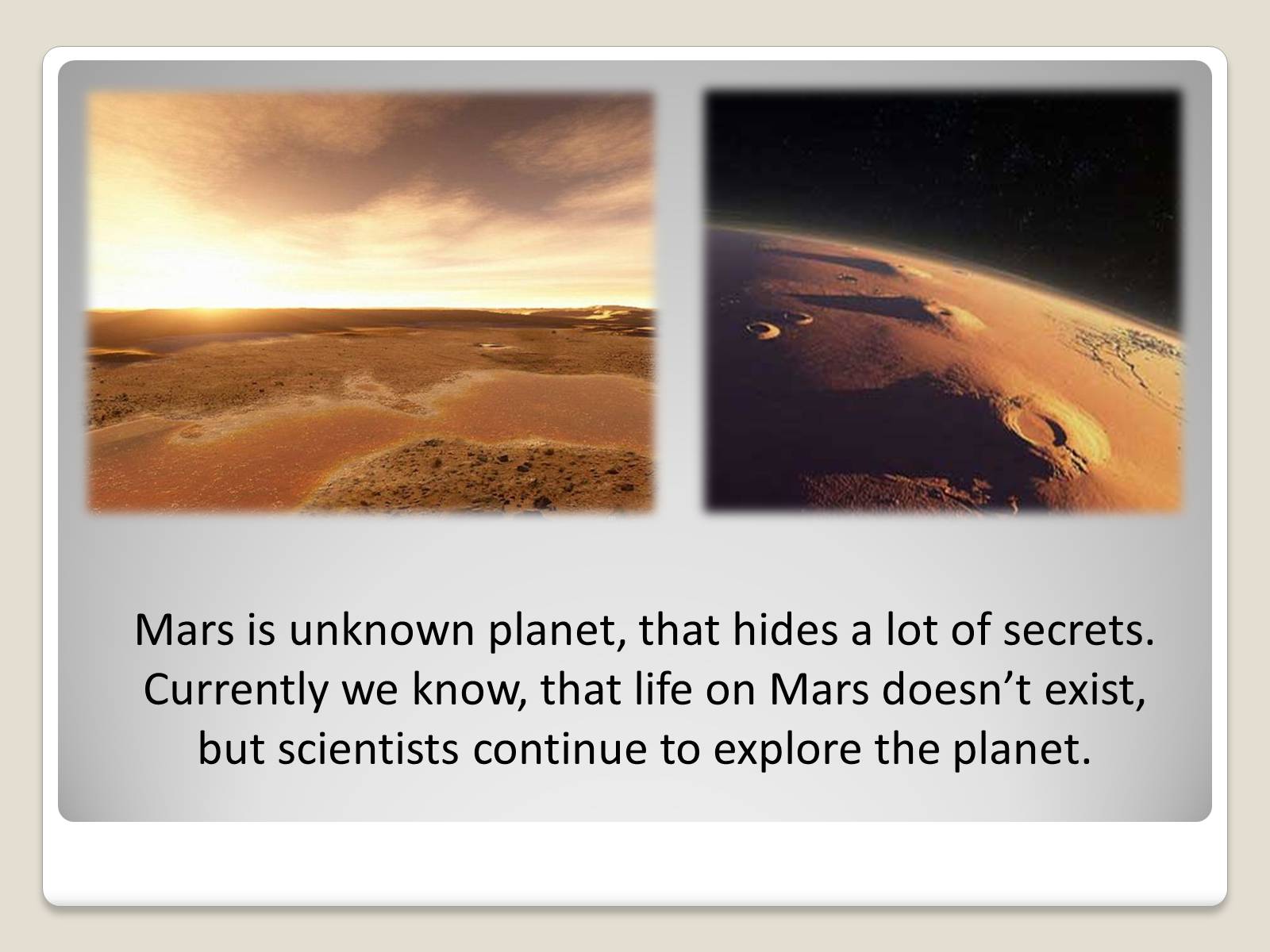 Презентація на тему «A Trip To Mars» (варіант 1) - Слайд #4