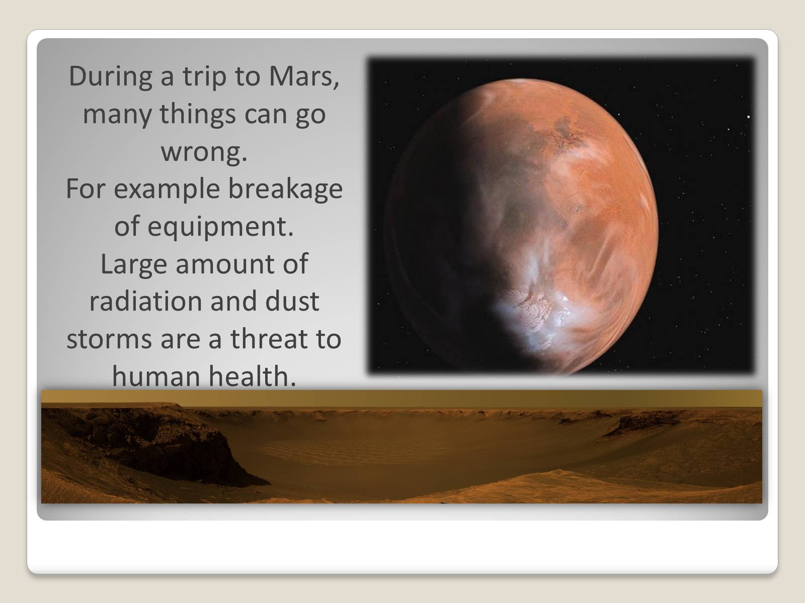 Презентація на тему «A Trip To Mars» (варіант 1) - Слайд #6
