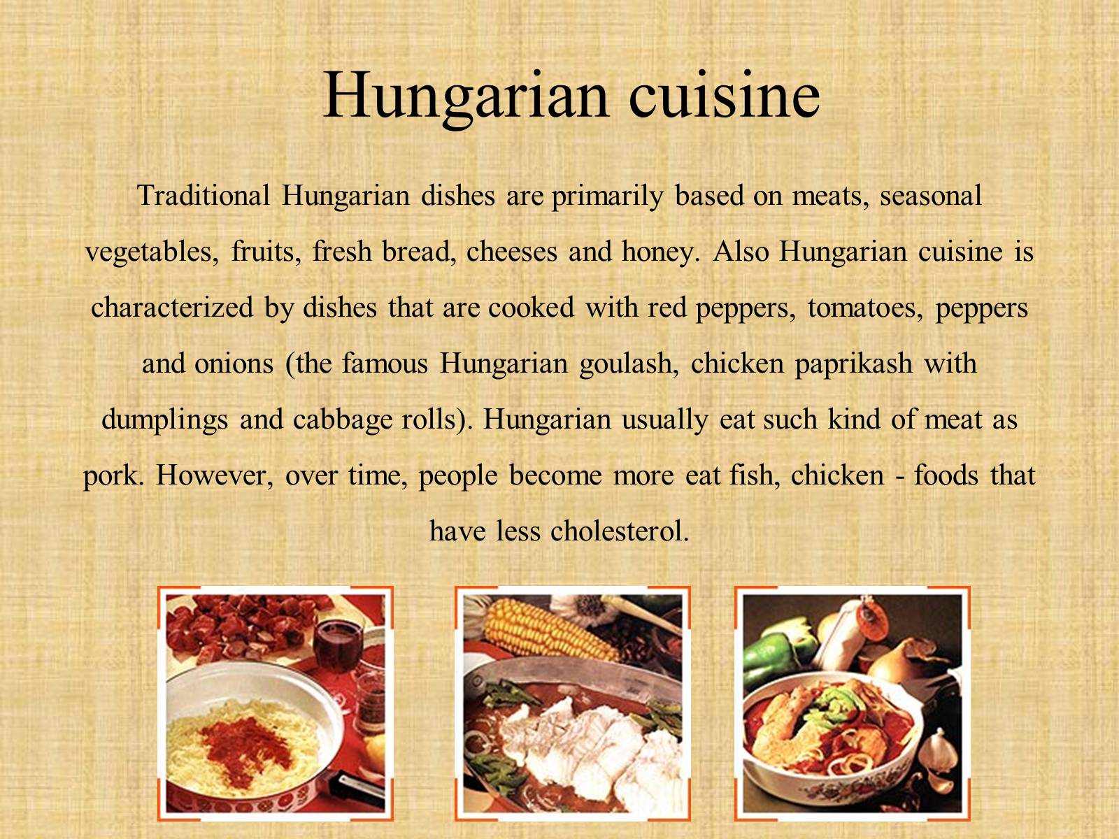 Презентація на тему «Hungarian Cuisine» - Слайд #2