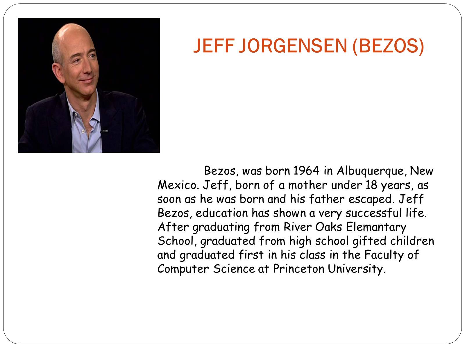 Презентація на тему «Jeff Bezos» - Слайд #2
