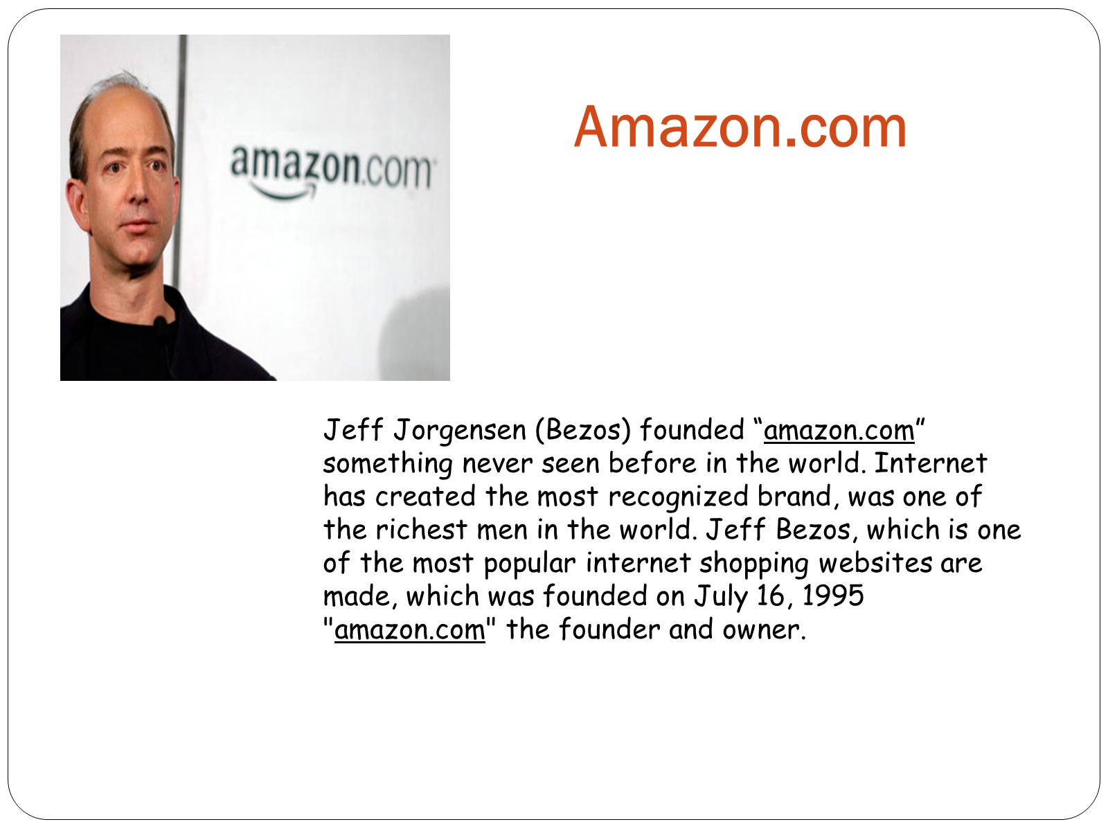 Презентація на тему «Jeff Bezos» - Слайд #4