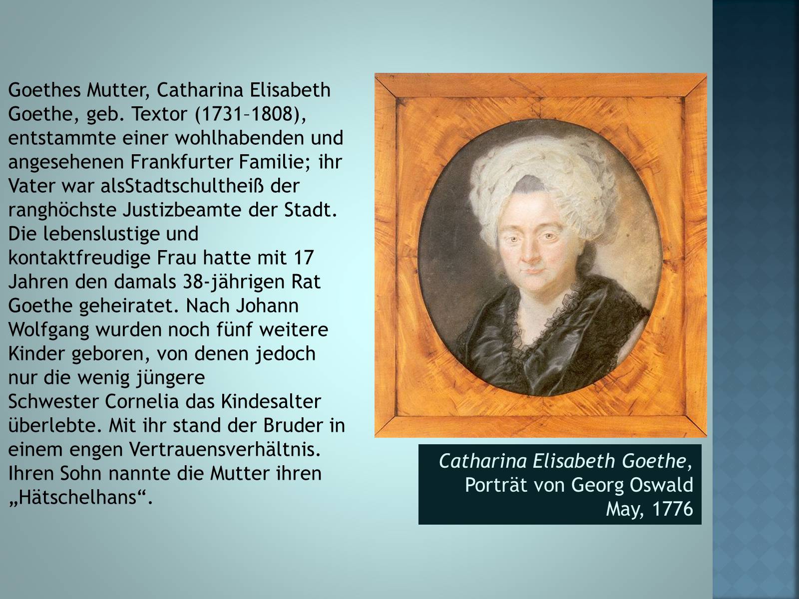 Презентація на тему «Johann Wolfgang von Goethe» (варіант 3) - Слайд #4