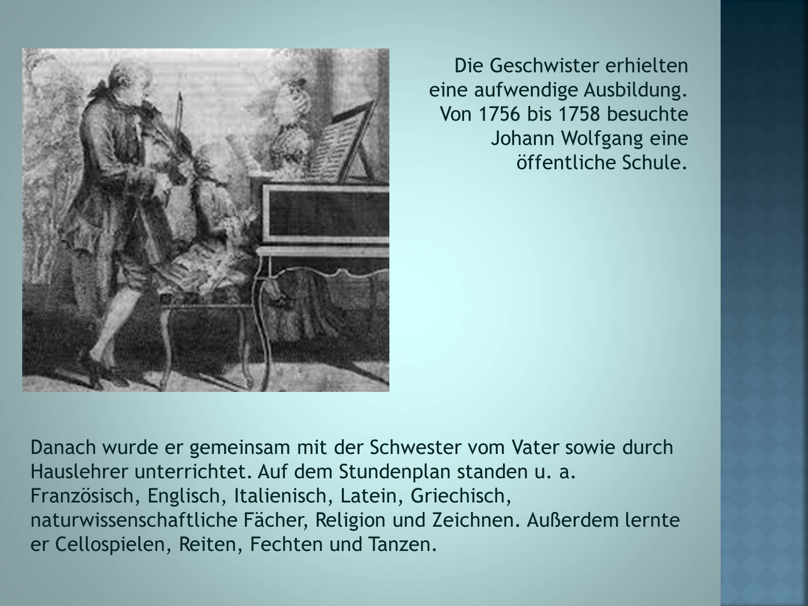 Презентація на тему «Johann Wolfgang von Goethe» (варіант 3) - Слайд #5