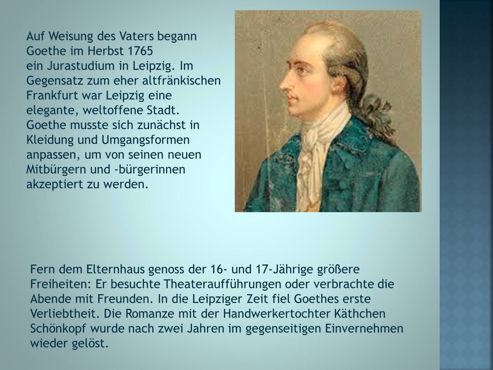 Презентація на тему «Johann Wolfgang von Goethe» (варіант 3) - Слайд #6