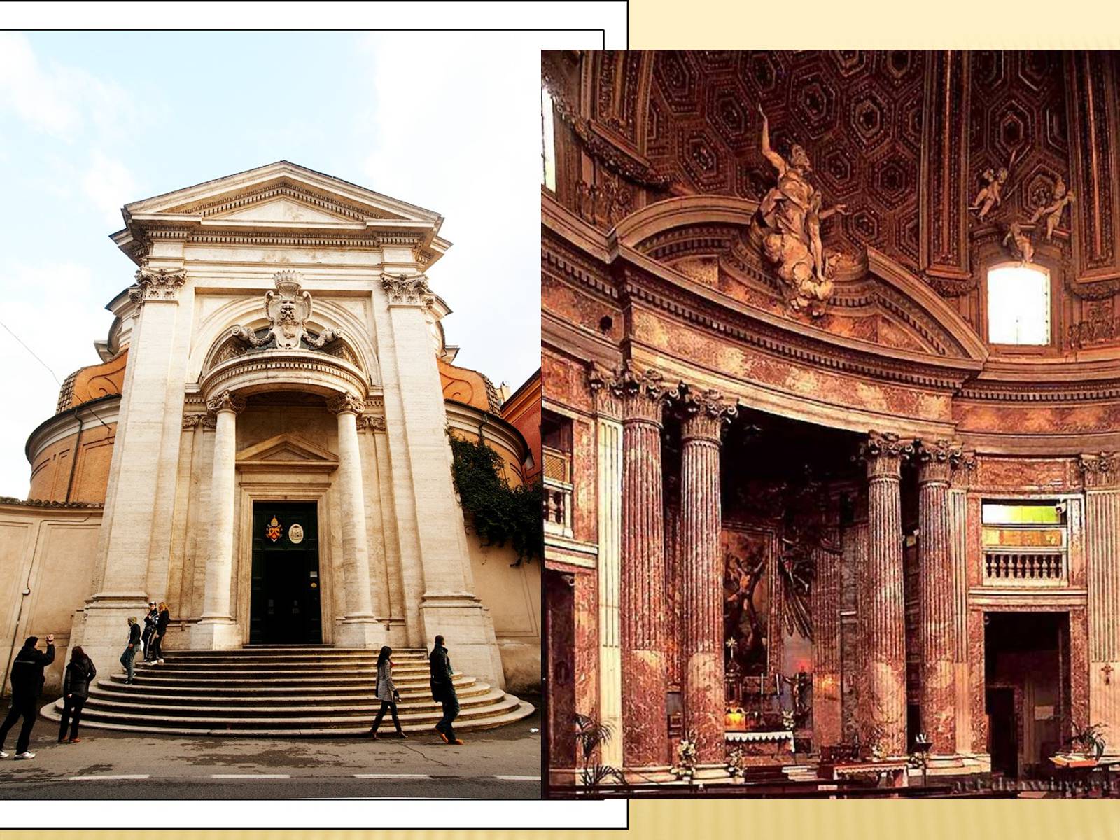 Презентація на тему «Влияние творчества Бернини на европейское искусство архитектуры 17-18 веков» - Слайд #6