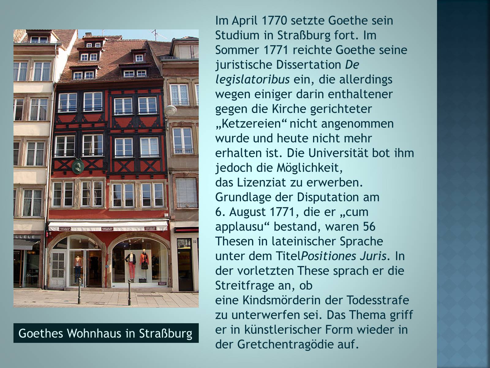 Презентація на тему «Johann Wolfgang von Goethe» (варіант 3) - Слайд #7