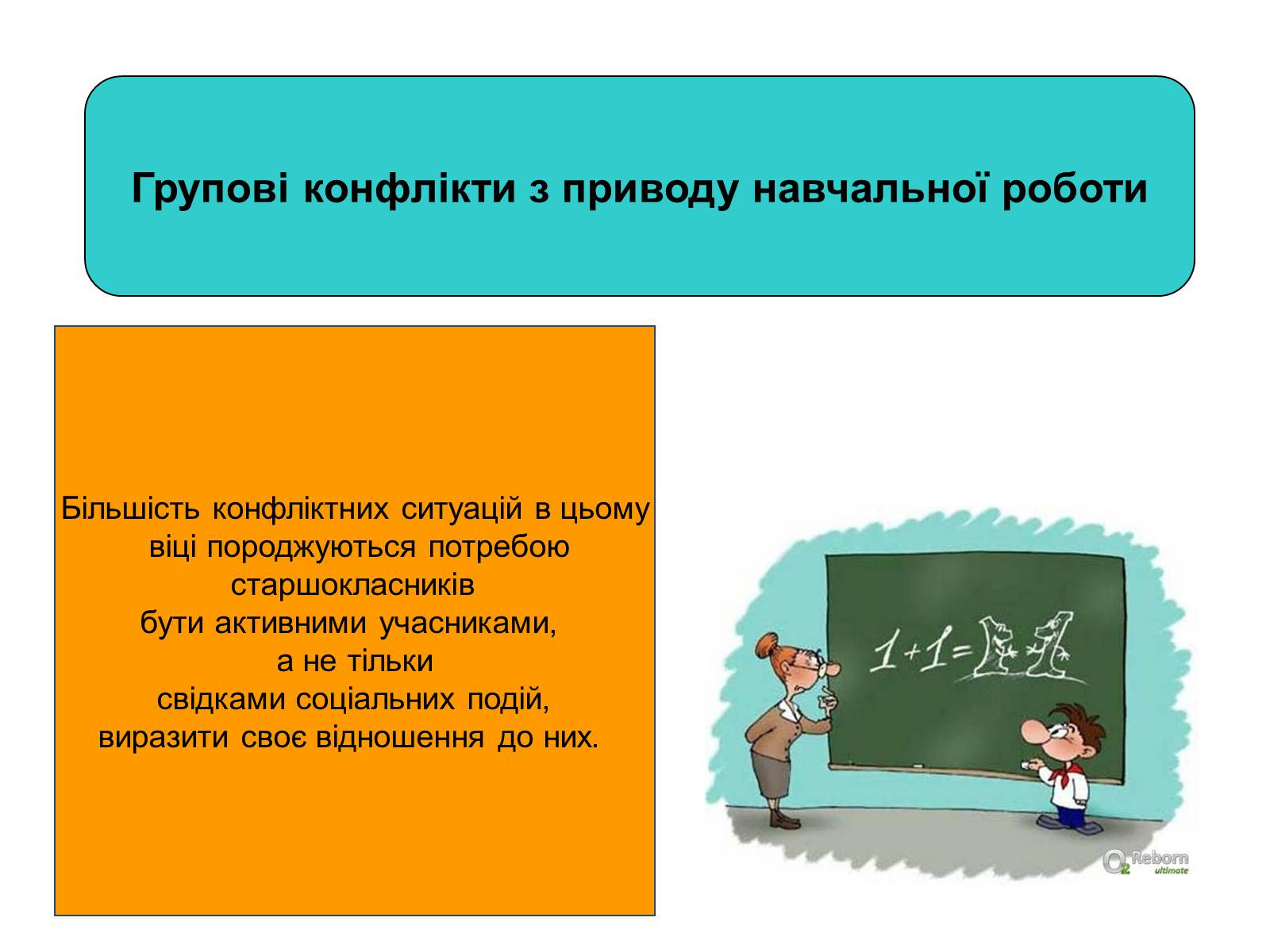 Презентація на тему «Конфлікти старшого шкільного віку» - Слайд #11