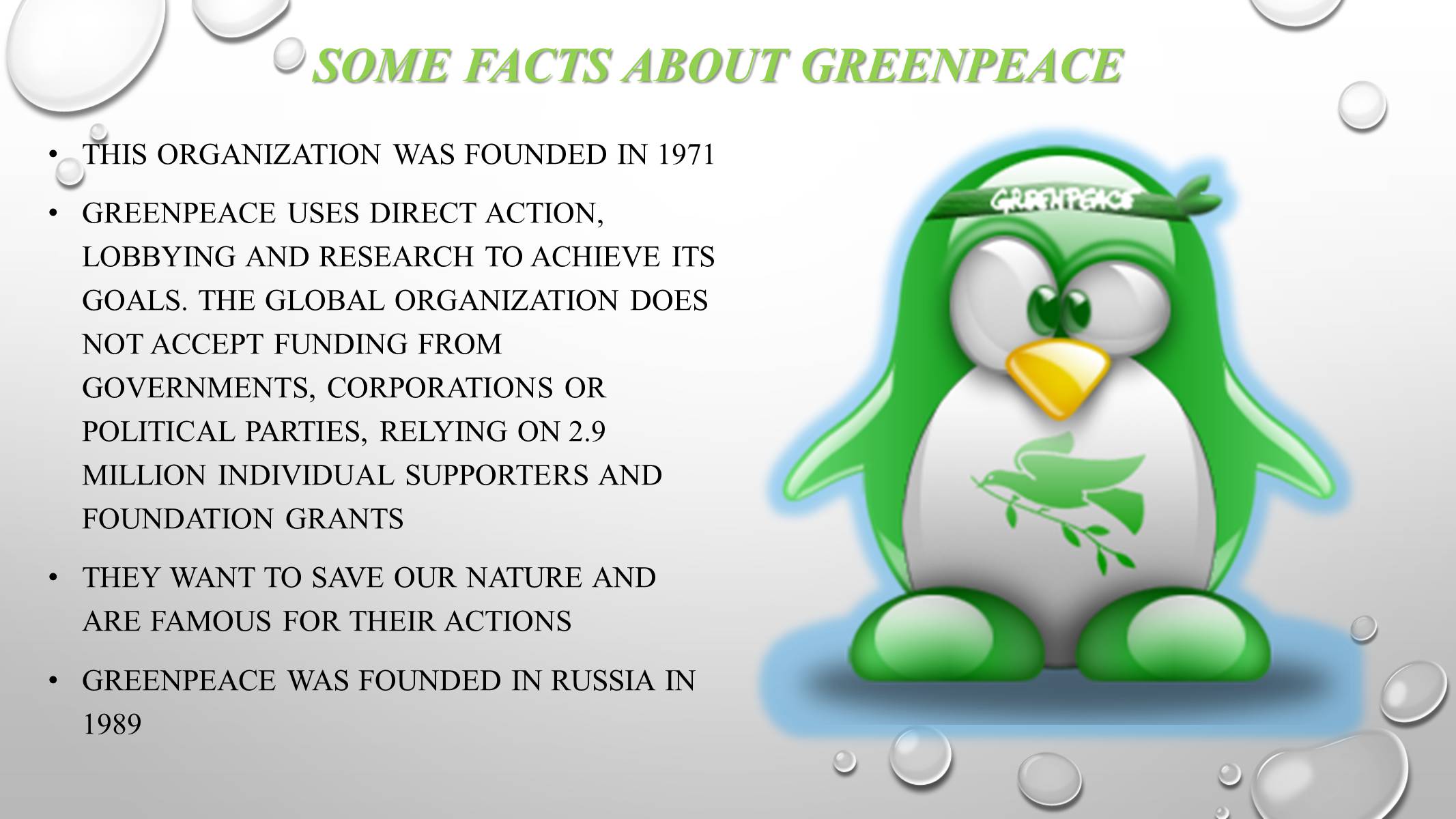 Презентація на тему «Greenpeace» (варіант 2) - Слайд #6