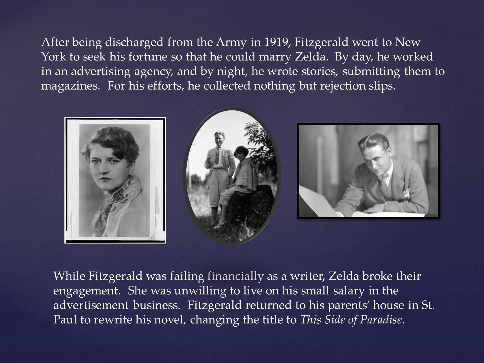 Презентація на тему «F.Scott Fitzgerald» - Слайд #9