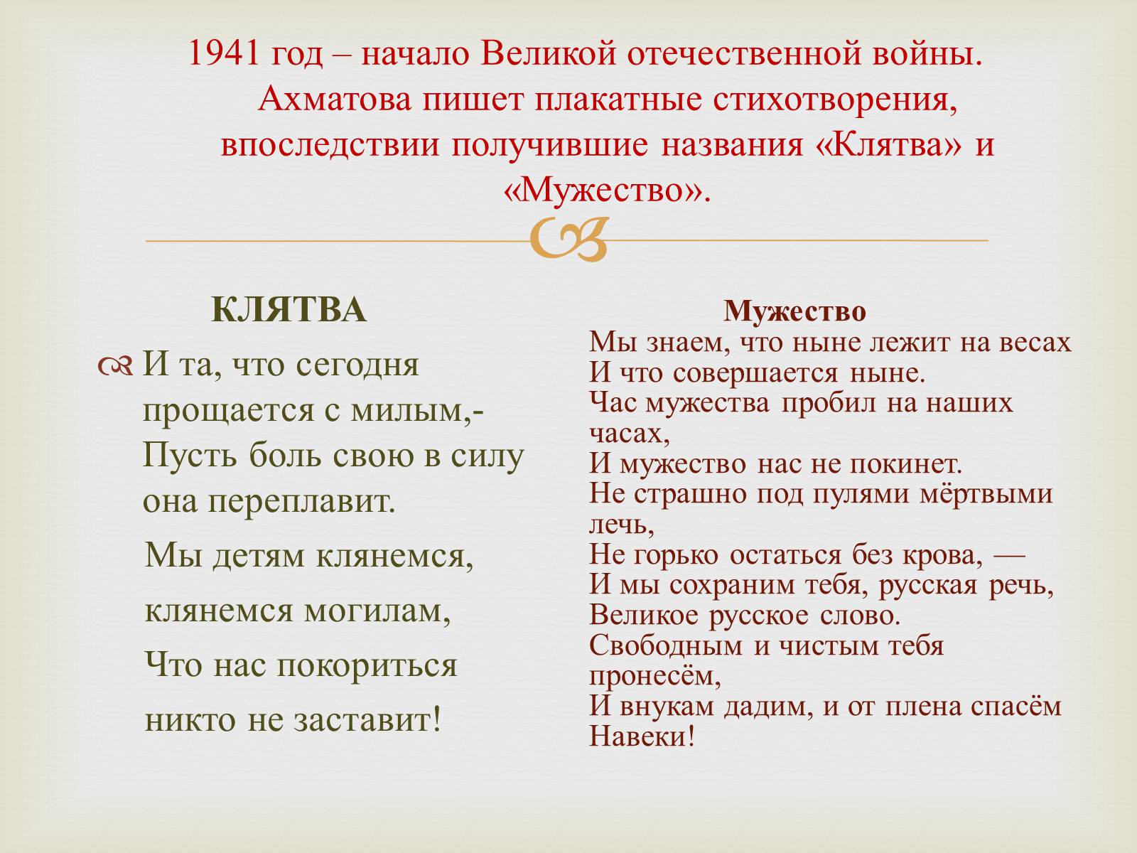 Мне голос был читать. Стихотворение клятва Анны Ахматовой. Ахматова клятва и мужество.