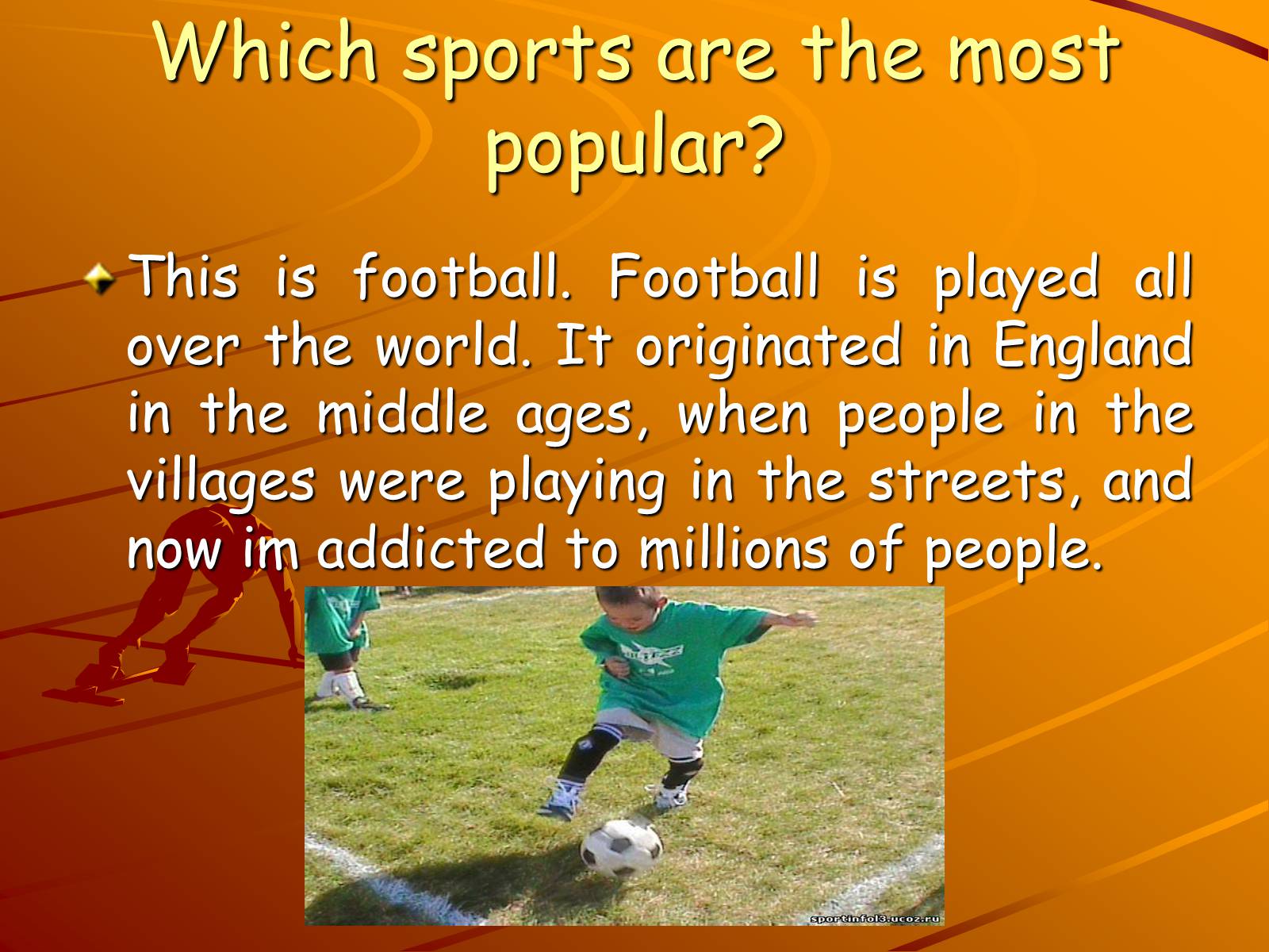 Презентація на тему «Sports» (варіант 1) - Слайд #8