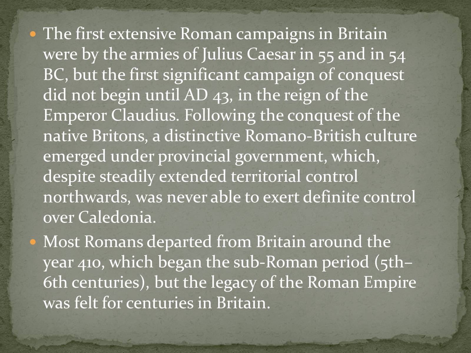 Презентація на тему «Roman Britain» - Слайд #4