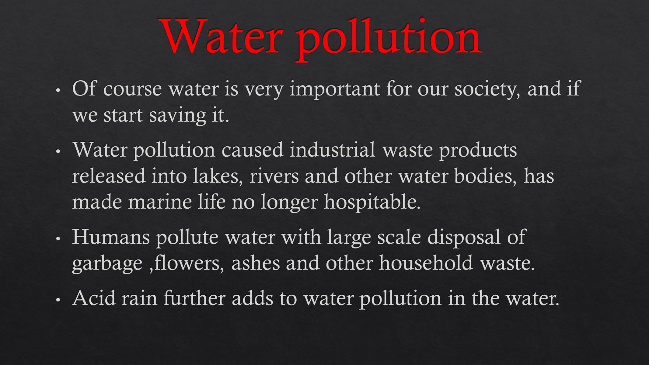 Презентація на тему «Water problem» - Слайд #2