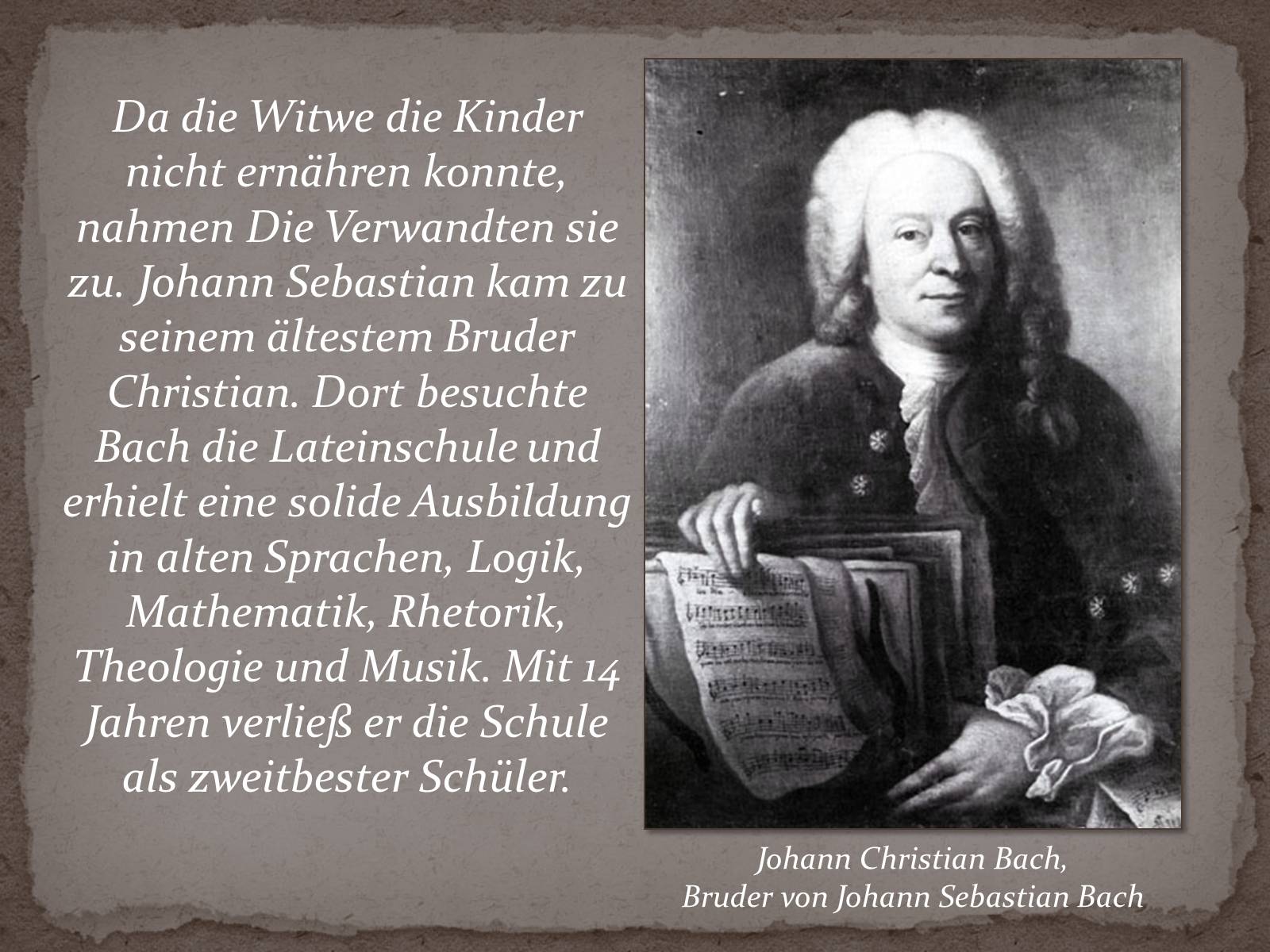 Презентація на тему «Johann Sebastian Bach» (варіант 2) - Слайд #4