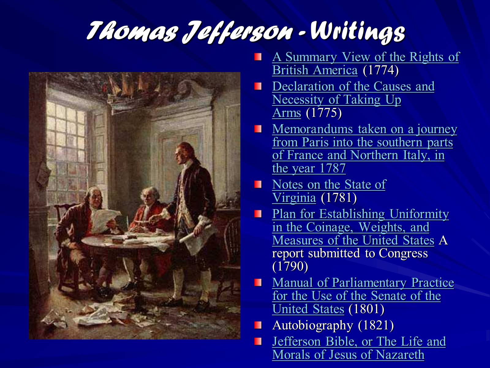 Презентація на тему «Thomas Jefferson» (варіант 1) - Слайд #5