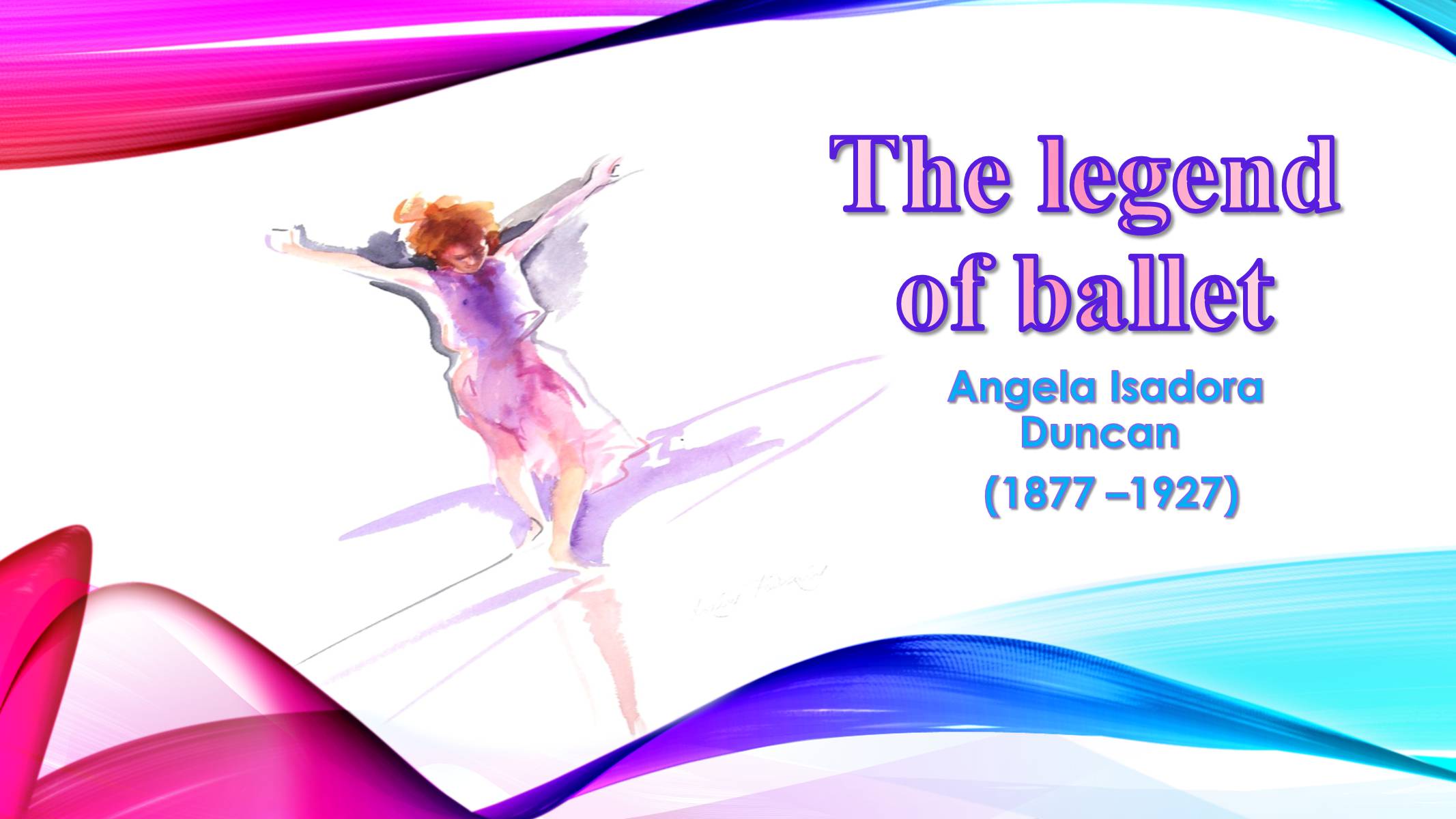 Презентація на тему «Angela Isadora Duncan» - Слайд #1