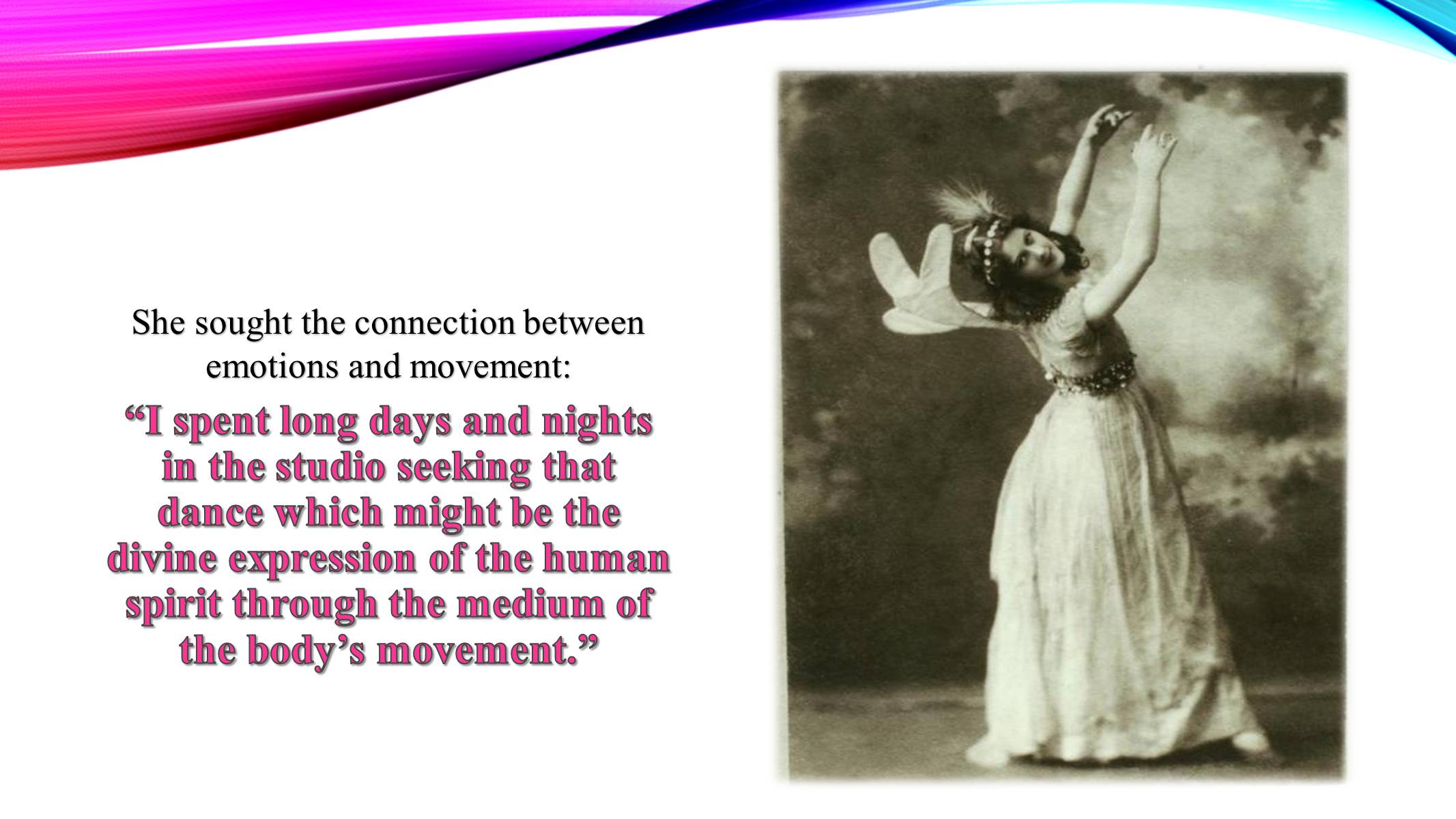 Презентація на тему «Angela Isadora Duncan» - Слайд #2