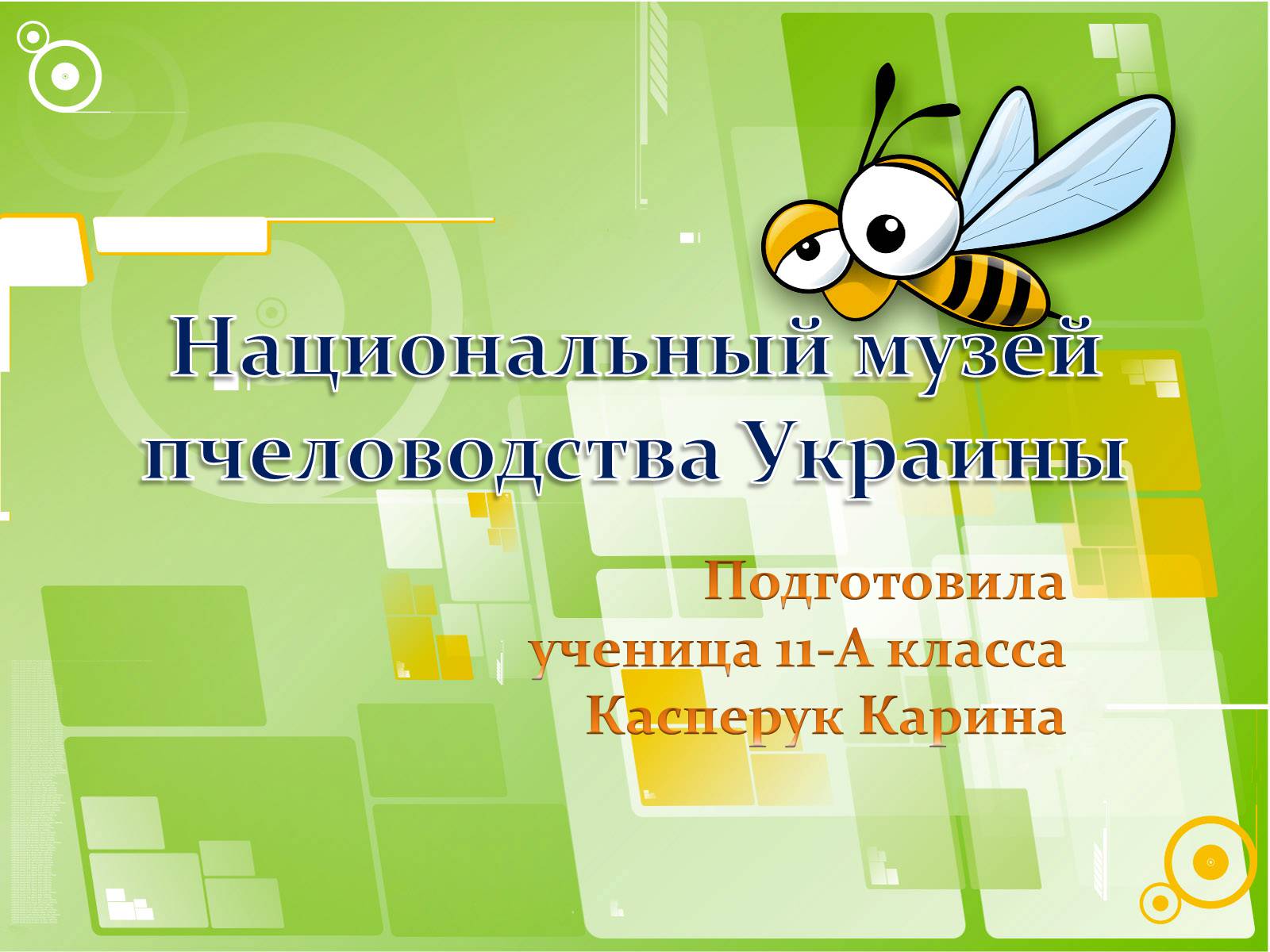 Презентація на тему «Национальный музей пчеловодства Украины» - Слайд #1