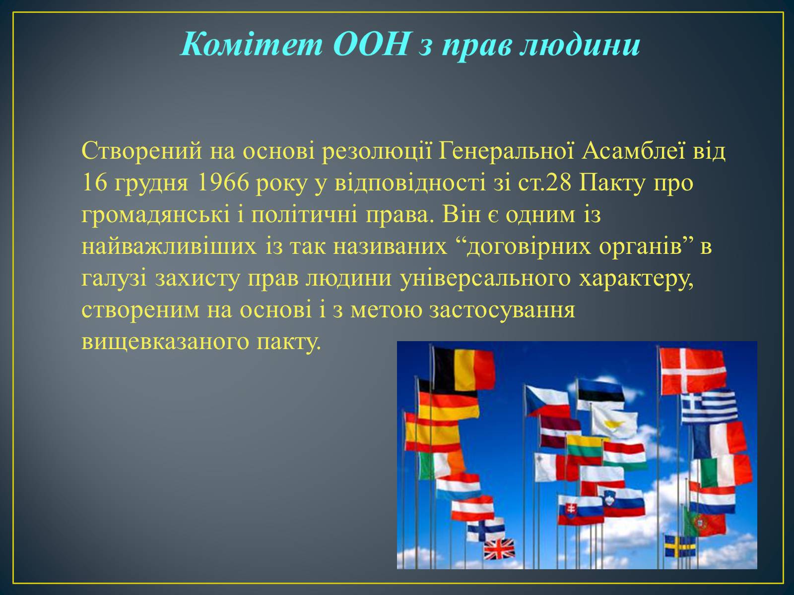 Презентація на тему «Міжнародні механізми захисту прав людини» (варіант 2) - Слайд #11