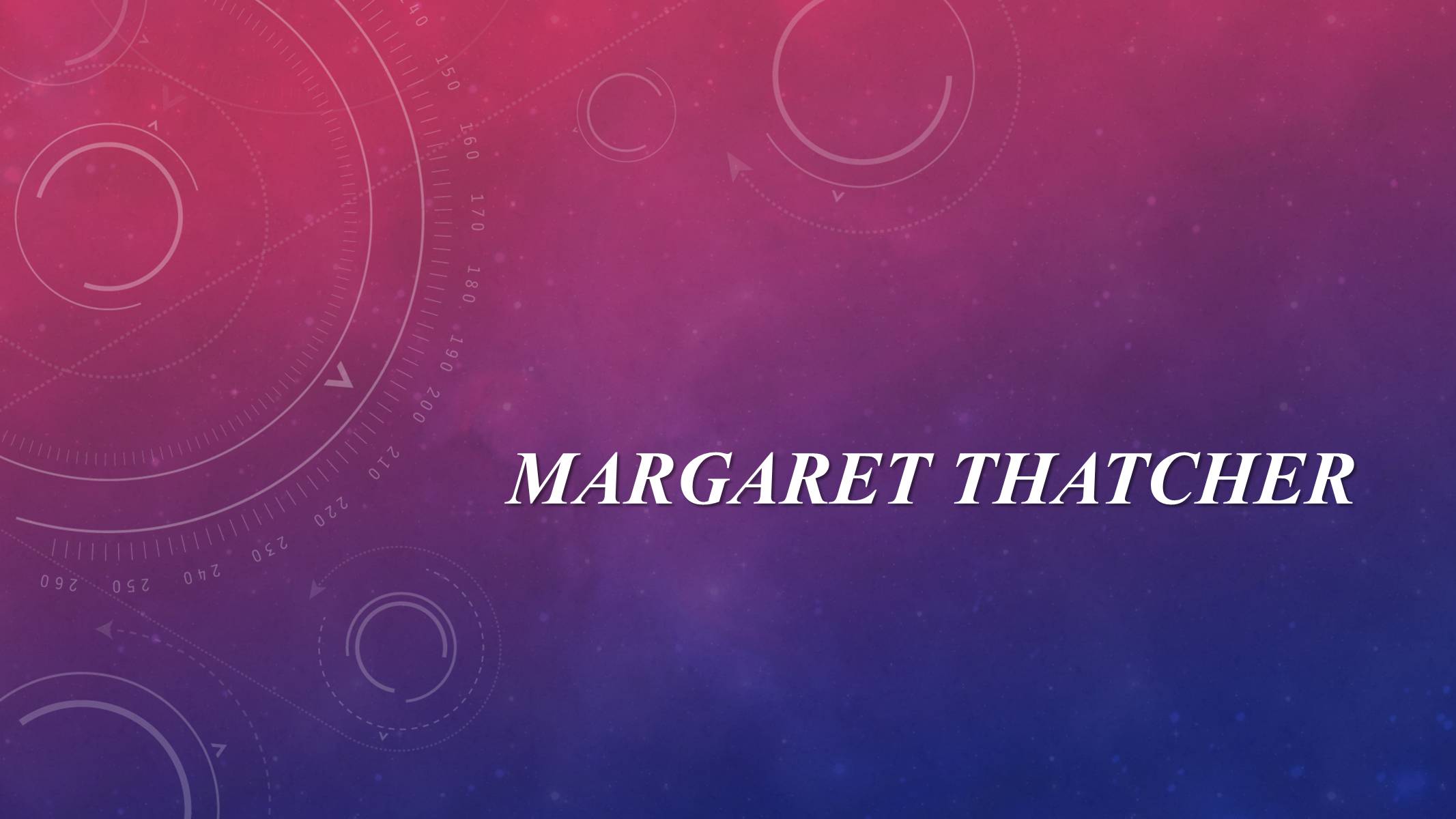 Презентація на тему «Маргарет Тетчер» (варіант 2) - Слайд #1