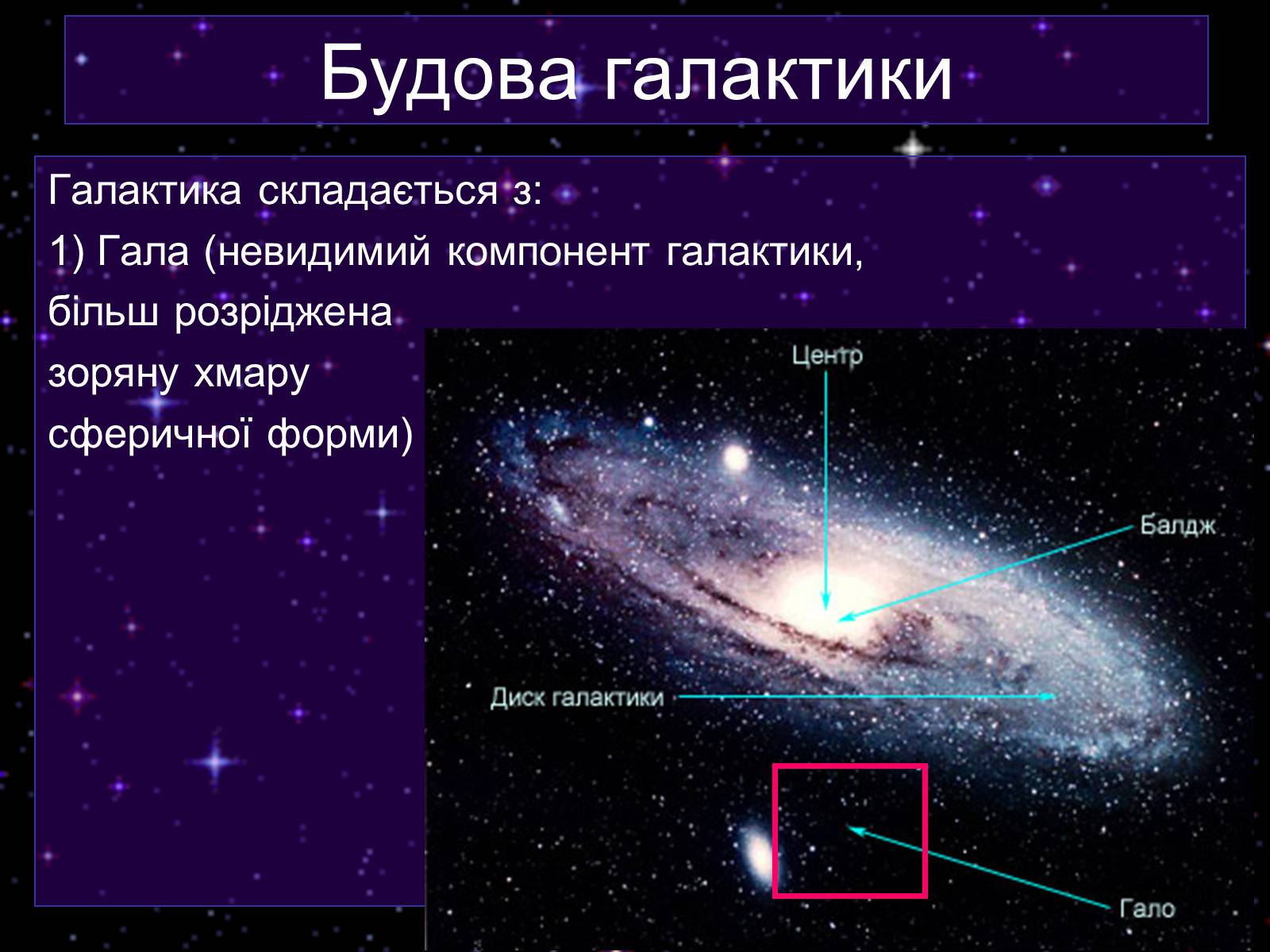 Презентація на тему «Галактика» - Слайд #12