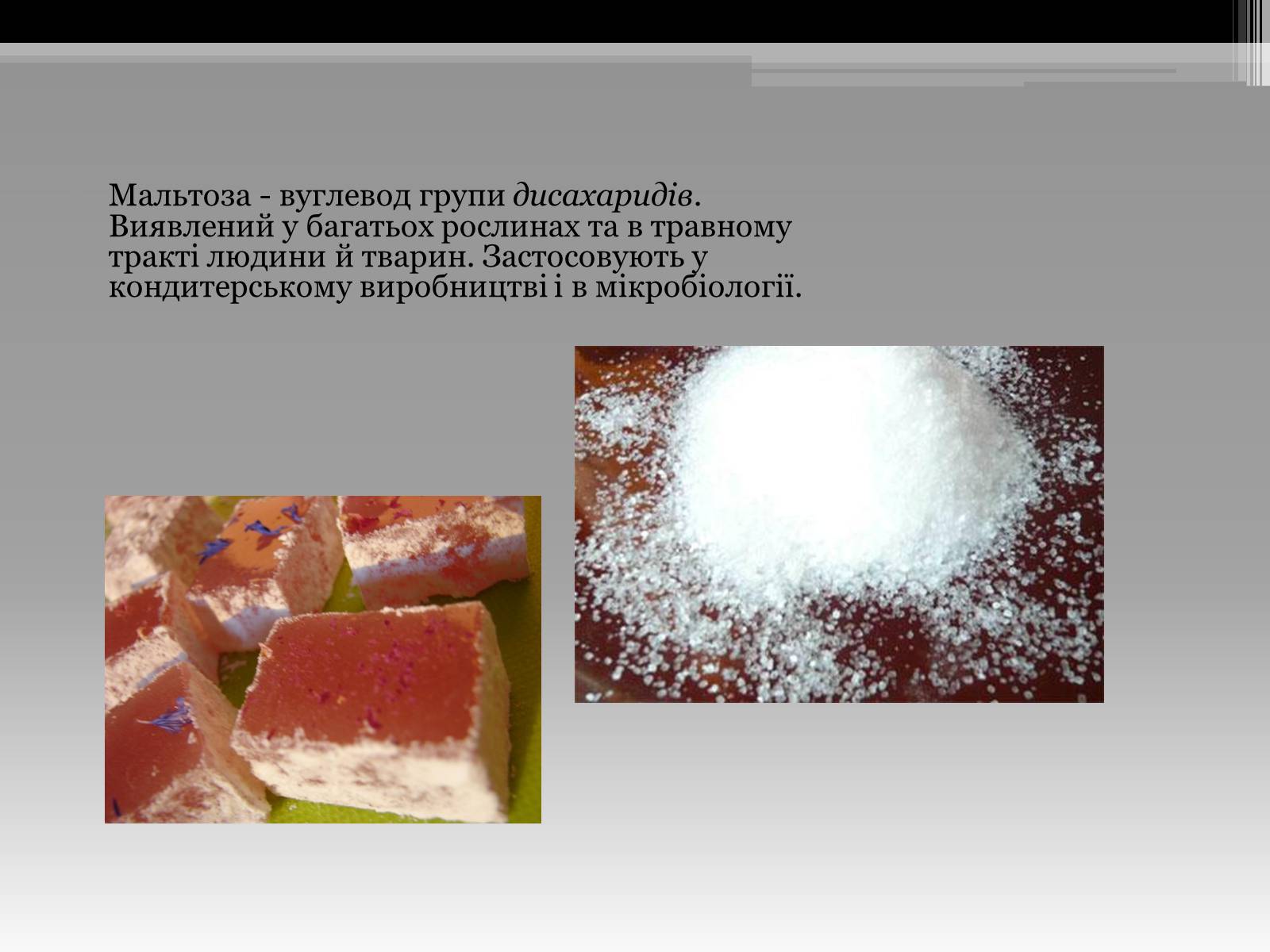 Презентація на тему «Вуглеводи як компоненти їжі, їх роль у житті людини» (варіант 20) - Слайд #11