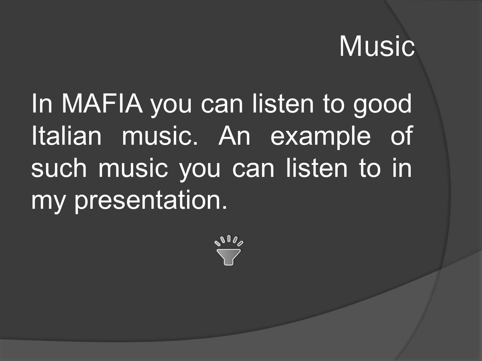 Презентація на тему «Mafia restaurant» - Слайд #5