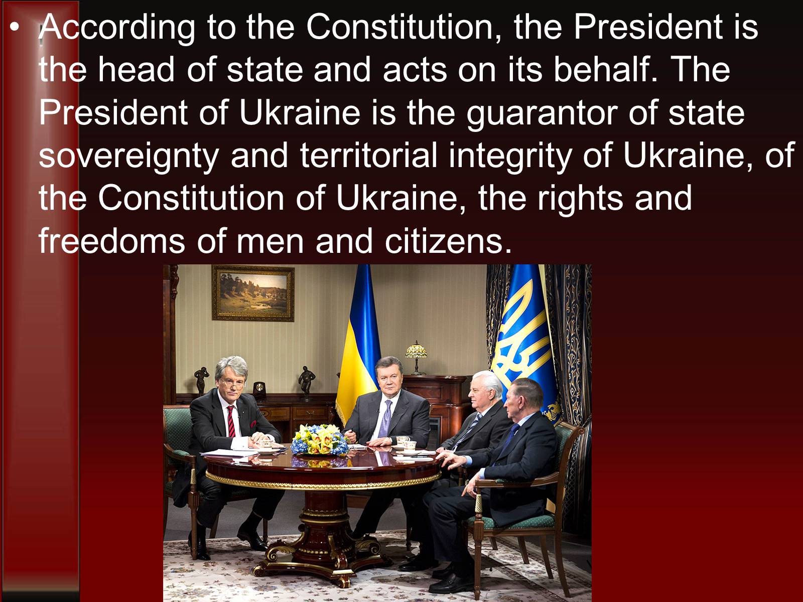 Презентація на тему «The election of the President of Ukraine» - Слайд #3