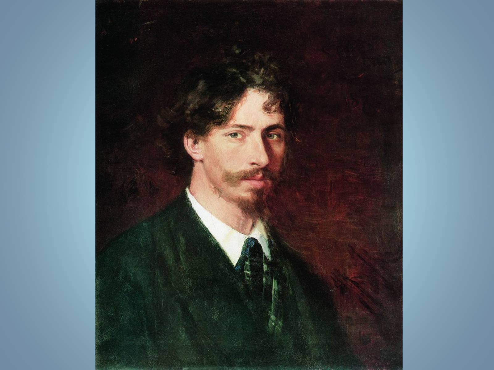 История жизни художника. Репин автопортрет 1878. И. Е. Репин (1844-1930).