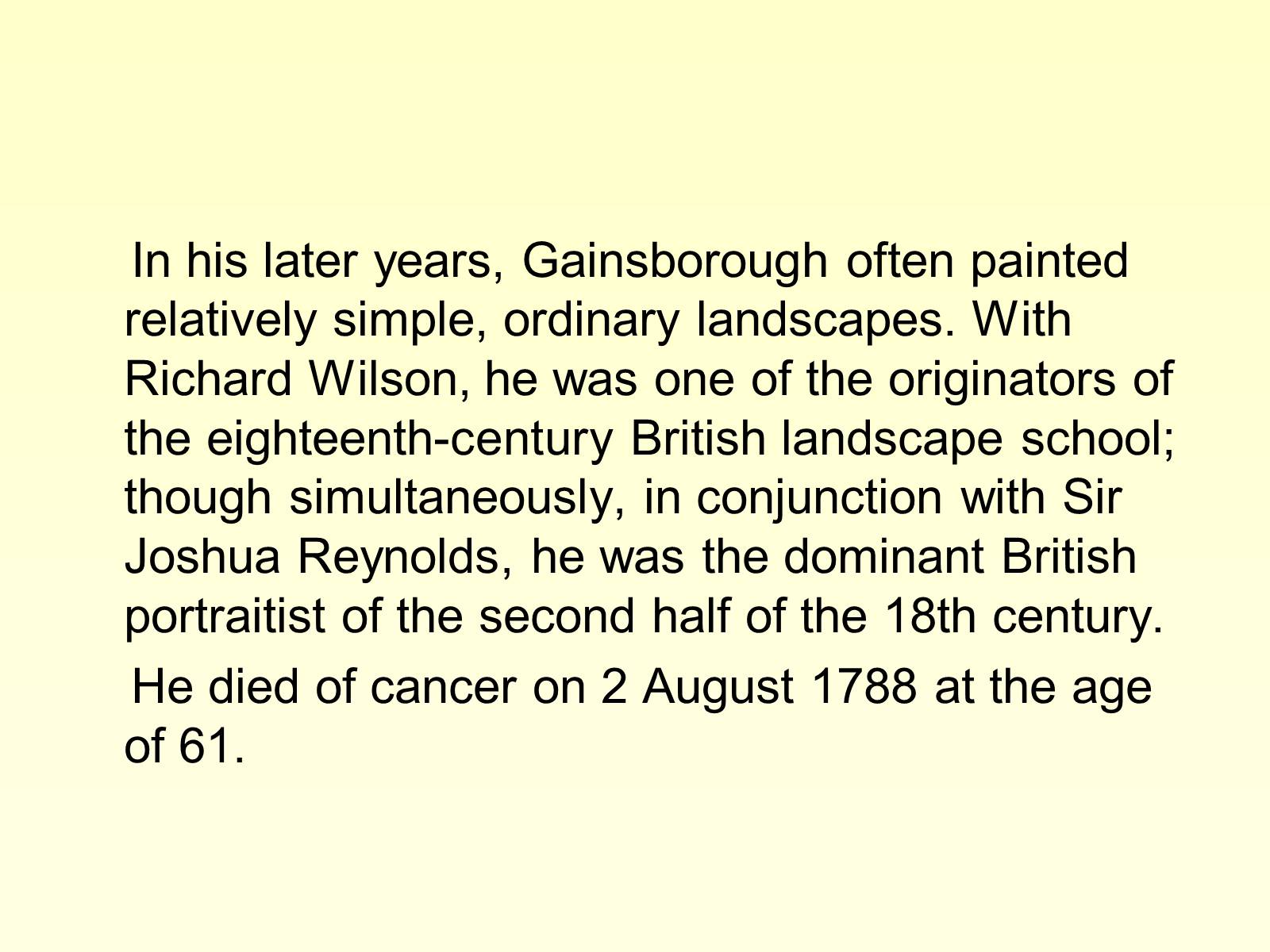 Презентація на тему «Thomas Gainsborough» (варіант 3) - Слайд #10