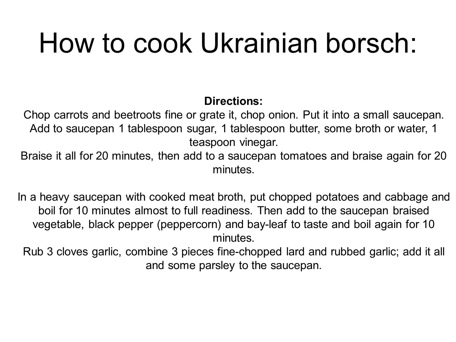 Презентація на тему «Ukrainian food» (варіант 1) - Слайд #9