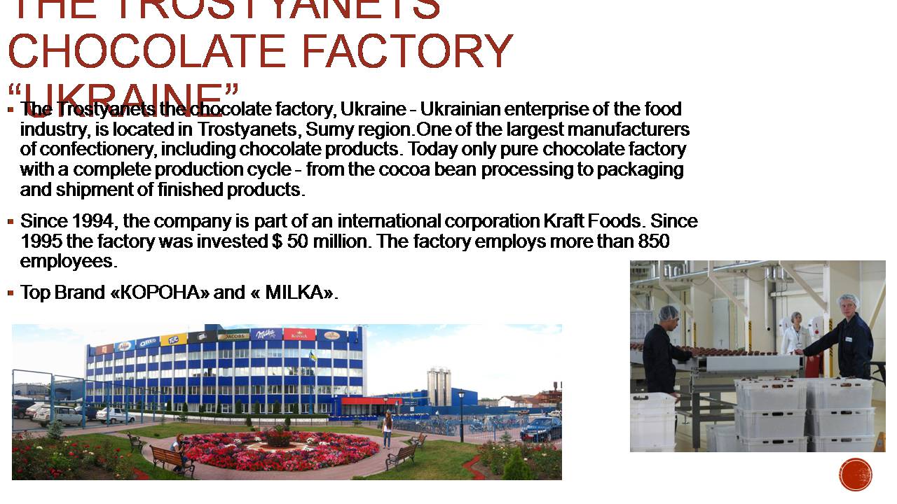 Презентація на тему «Chocolate factories in Ukraine» - Слайд #2