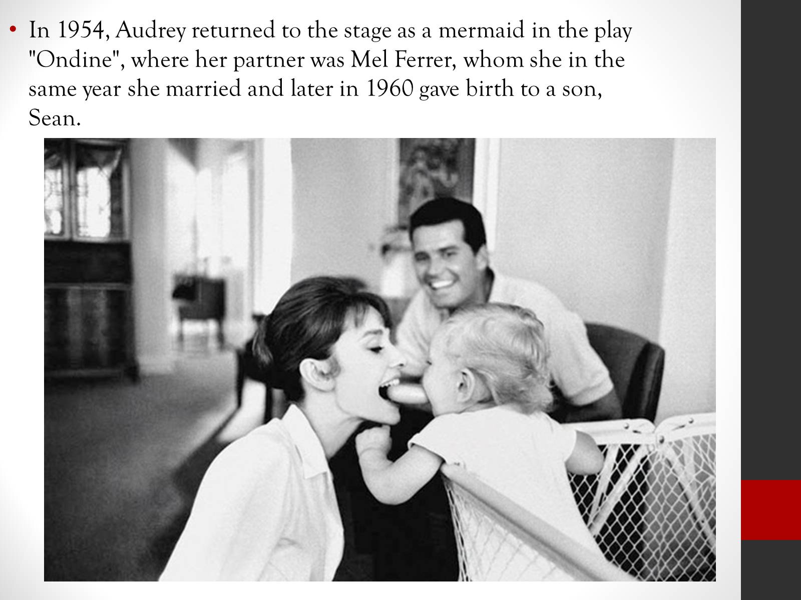 Презентація на тему «Audrey Hepburn» (варіант 1) - Слайд #5
