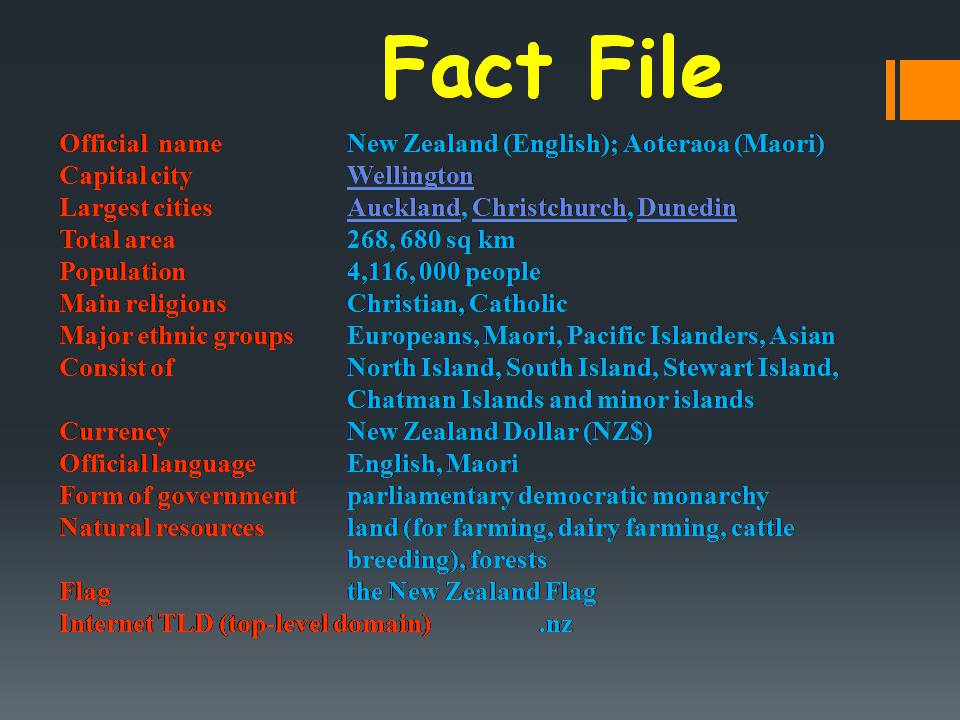 Презентація на тему «New Zeland» (варіант 2) - Слайд #2
