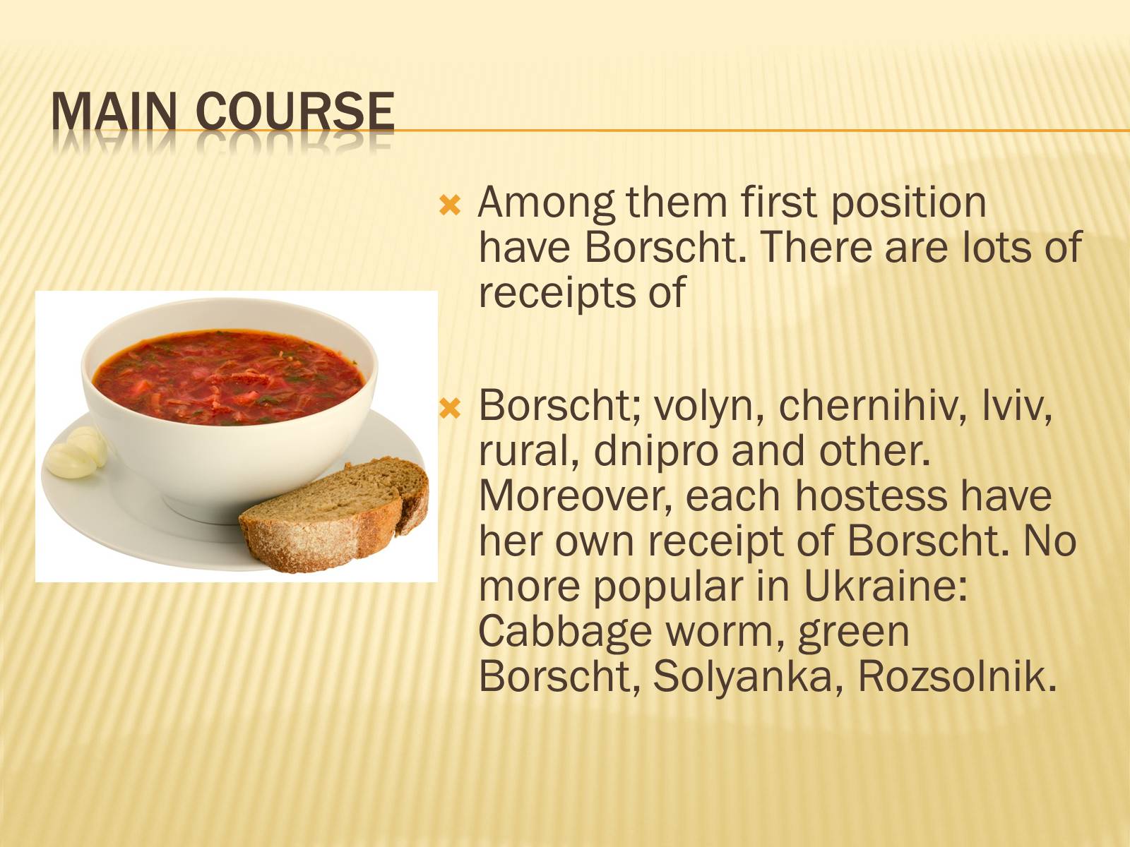 Презентація на тему «Ukrainian traditional cuisine!» - Слайд #4