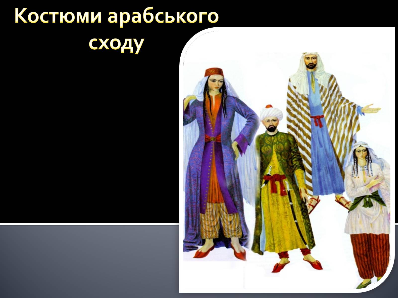 Презентація на тему «Український національний костюм. Костюми народів світу» - Слайд #18