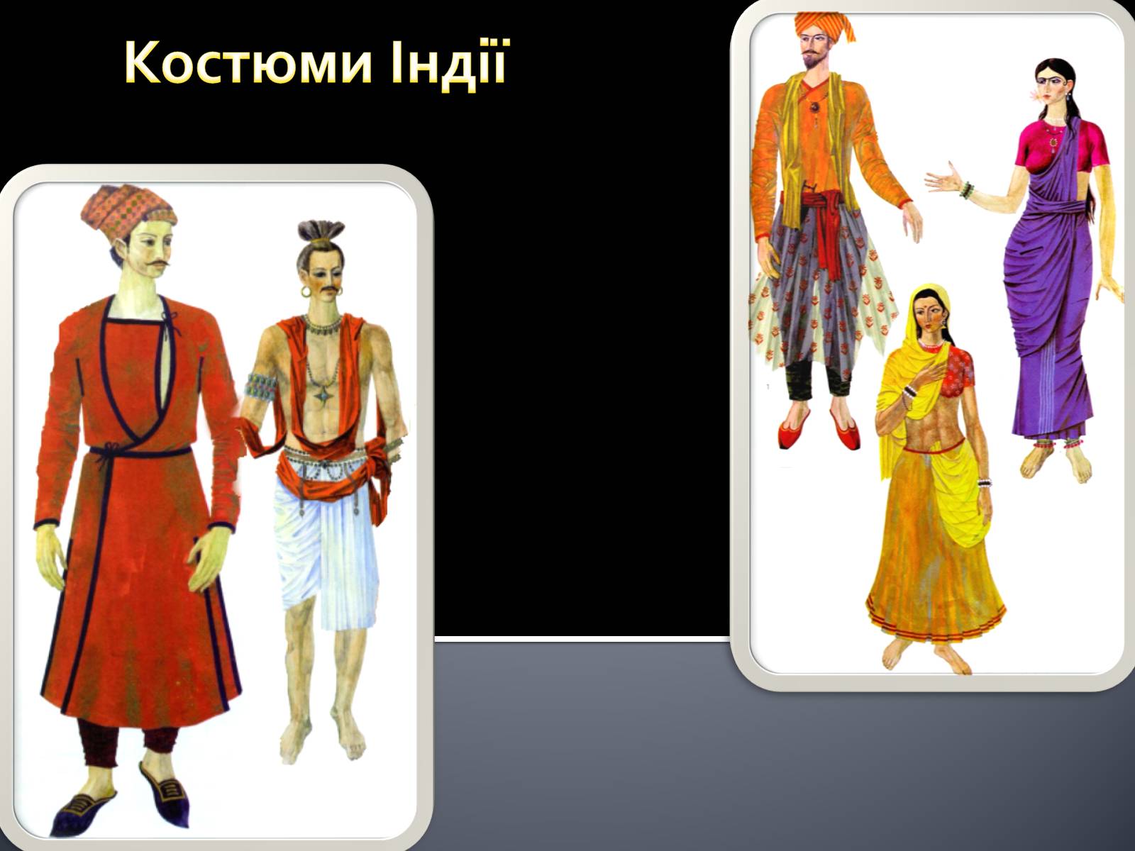 Презентація на тему «Український національний костюм. Костюми народів світу» - Слайд #19